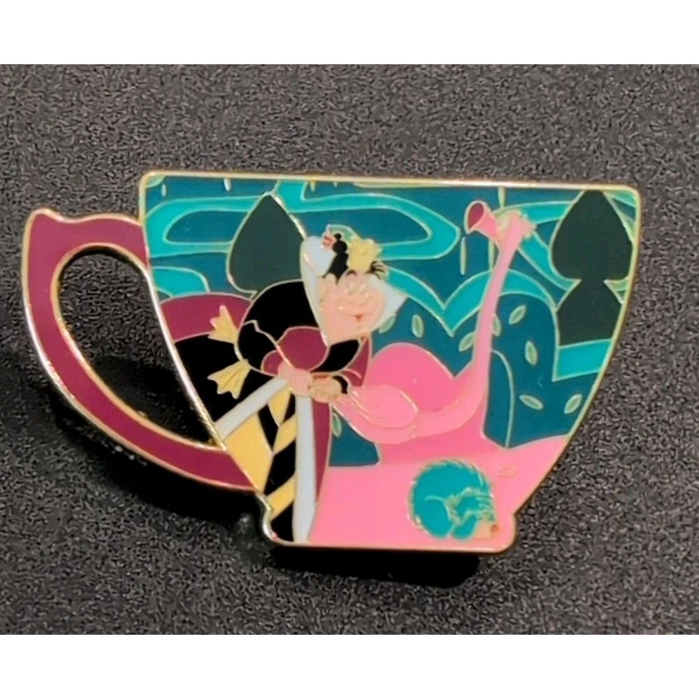 Loungefly Disney Alice in Wonderland Tea Cup Blind Box Enamel Pin The Red Queen